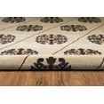 thumbnail image 4 of Linon Home Décor Elegance Area Rug Collection, Beige and Brown, 8' x 10', 4 of 6