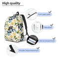 thumbnail image 5 of Daiia Bees Collecting Nectar Vintage Canvas Backpack for Men and Women ,Hiking Backpack,Travel Laptop Bag for School,Large Capacity Backpack, 5 of 8