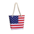 thumbnail image 2 of YiJuHui Independence Day Tote Bag Large Capacity Canvas Shopping Bag with Thick Jute Rope Handles for Women Patriotic Beach Picnic Market Reusable Carryall, 2 of 8