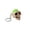 Green, variant on Skull Squeeze Toy with Squeezable Pink Brain, Single-Pack, Pink and White, for Halloween Parties, Relaxation Toy