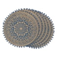 thumbnail image 1 of Juego de manteles individuales tejidos DII, colección DII, yute natural, 15 cm, 6 unidades, 1 of 7