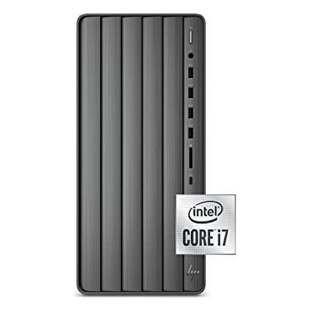 HP ENVY Desktop Computer, Intel Core i7-10700, 16 GB RAM, 1 TB Hard Drive & 512 GB SSD Storage, Windows 10 Pro (TE01-1254, 2020 Model)