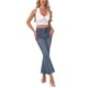 thumbnail image 2 of INSPIRAR CHIC Top de Mujer Sin Mangas de Encaje Floral con Escote en V Profundo, Top Corto de Cami Transparente S Blanco, 2 of 6
