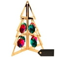 thumbnail image 4 of Matashi 24K Gold Plated Crystal Studded Christmas Tree Ornament Hanging Ornament by, 4 of 5