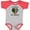 Baseball Heather and Red, variant on Inktastic Dispatcher Mommy Gold Line Emergency Boys or Girls Baby Bodysuit
