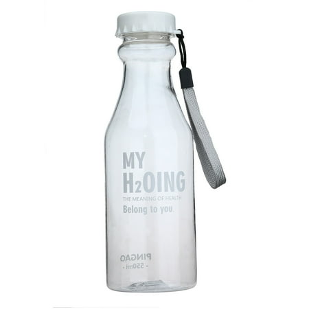 

XIUH Outdoor Sports Travel Water Bottle Portable Leak-proof Camping Water Cup White White