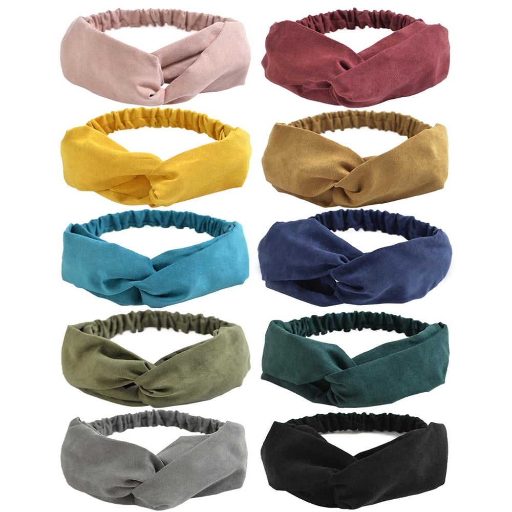 Details about   Stretchy Twist Knot Head Wrap Boho Headband Knotted Hairband Ladies Hair Band 