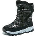 thumbnail image 4 of Own Shoe Unisex Kids' Winter Waterproof Snow Boots, Mid Calf, Black, 09lb, 4 of 7
