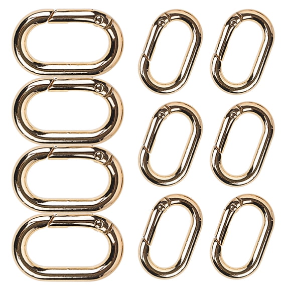 FRCOLOR 10 Pcs Large Carabiner Clip Portable Climbing Buckles