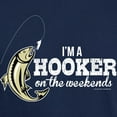 thumbnail image 3 of CafePress - Hooker On The Weekends Fishing T Shirt - Men's Classic Graphic Cotton T-Shirt, 3 of 4