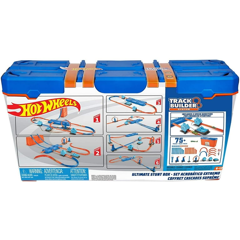 hot wheels track builder ultimate stunt box Walmart