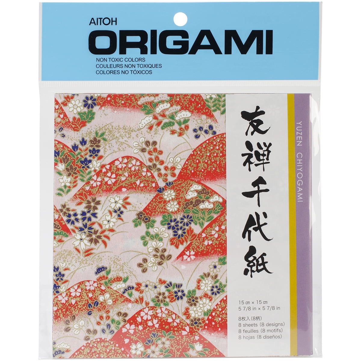 Origami Paper 6X6 20 Sheets-Riggsbee DesignS Robin Joy Aitoh 29252347