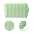 thumbnail image 4 of Unique Bargains 1 Pc Simple Square Makeup Bag Light Green PU Leather, 4 of 6