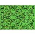thumbnail image 1 of Ahgly Company Indoor Rectangle Abstract Green Modern Area Rugs, 7' x 10', 1 of 4