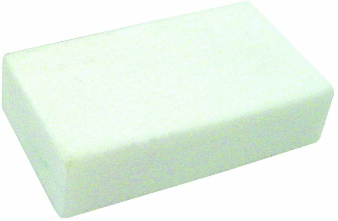 Prang Vinyl White Block Erasers, Medium, Box of 24 Erasers, White