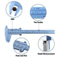 thumbnail image 4 of Lefu 0-150mm Vernier Étriers Double Règle Échelle Plastique Profondeur Hauteur Outil de Mesure, 4 of 9