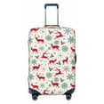 thumbnail image 2 of Goofa Vintage Christmas Reindeer Pattern Luggage Covers For Suitcase,Suitcase Cover Protector Fit 18-32 Inch Luggage-Medium, 2 of 9