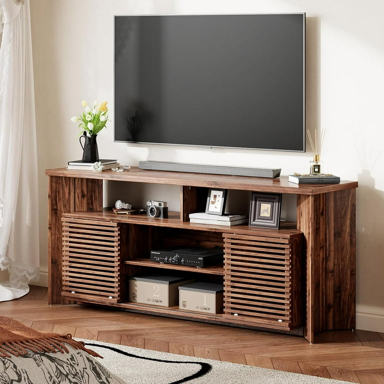 Flycity Mid Century Modern TV Stand for 55 60 65 Inch TVs