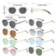 thumbnail image 4 of Sonducket Gafas de sol hexagonales de metal con protección UV Gafas de sol ligeras y elegantes de metal hexagonal Uv400 Lentes verde, 4 of 6