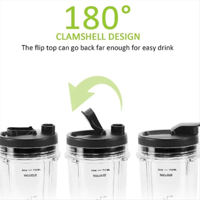de 24 Oz Compatible con el Kit de BL480 BL450 BL640 con Tapa de Sellado