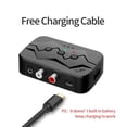 thumbnail image 3 of Transmisor Receptor Bluetooth Multifunción Nfc Todo En Uno Compatible Con Tarjeta Tf U Disk Play Rca Call 5,0 Adaptador Eigraketly EL016206-00, 3 of 5
