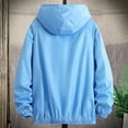 thumbnail image 7 of Men Summer Zip Up Thin Style Ice Filament Sun Protection Coat Lightweight Breathable Loose Casual Clothing, 7 of 7