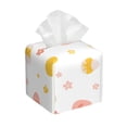 thumbnail image 1 of Fotbe Funny Chicken Pattern Tissue Box Cover,PVC Leather Square Holder,Tissue Box Holder with Magnetic Bottom,Facial Paper Organizer Dispenser-5.2"X5.2"X5.2", 1 of 7