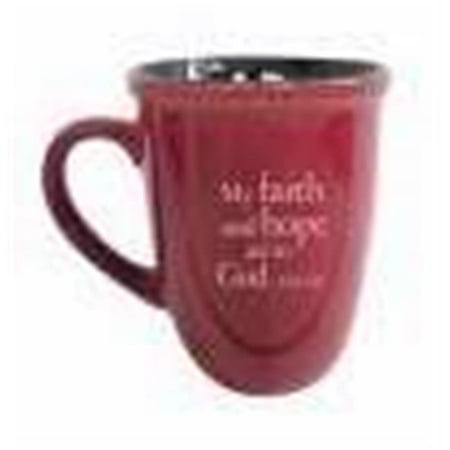 

Christian Art Gifts 365997 Mug My Faith And Hope Red With Gift Box