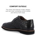thumbnail image 5 of Thomas & Vine Mens Radcliff Tru Comfort Foam Lace-up Woven Wingtip Derby, 5 of 8