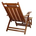 thumbnail image 6 of SUSUZI Foldable Recliner Chair with Removable Cushion, Home Modern Comfort Reclining Chair Breathable Bamboo Lounging Chair, Brown, Supports Up to 300lbs, 6 of 12