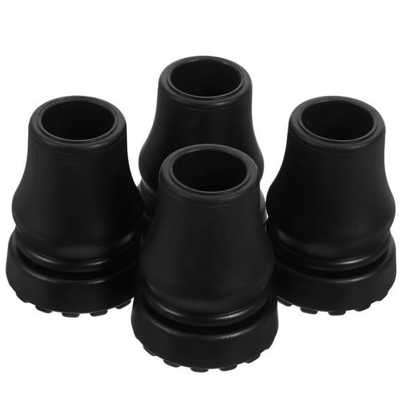 ELAYARD Set of 4 Rubber Tips for Hiking Poles, Foot Covers for Easy Replacement and Enhanced Stability