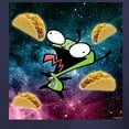 thumbnail image 3 of Invader ZIM - ZIM Loves Tacos - Space Background - Toddler And Youth Short Sleeve Graphic T-Shirt, 3 of 5