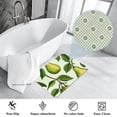 thumbnail image 3 of Pear Non-Slip Polyester Door Carpet Bath Rugs Floor Mat Machine Washable, 3 of 6