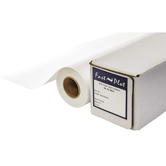 FastPlot Bannière en Vinyle pour Extérieur, Étanche, 15 mil 400g - Rouleau de 42 Pouces x 60 Pieds / Noyau de 2 Pouces