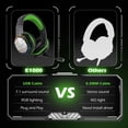 thumbnail image 3 of EKSA E1000 Auriculares para juegos Auriculares para computadora con micrófono con cancelación de ruido y luz RGB compatibles con PC PS4 PS5 Laptop, 3 of 5
