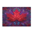 thumbnail image 2 of RMDQTR 20" × 24" U Shape Bathroom Rugs Plush Toilet Base Mat Soft Rugs Non Slip Absorbent Sacred Maple Leaf, 2 of 9