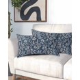 thumbnail image 2 of Dandelion Pillow Covers King Size, Navy Blue Flowers Modern Minimalist Spring Soft Bed Throw Pillowcases Breathable Cooling Long Lumbar Body Pillow Sham Cover for Bed Sofa 20''x40'', 2 of 7
