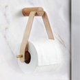thumbnail image 3 of Wooden Vintage Design Toilet Paper Roll Holder - Wall Mounted Toilet Tissue Holder, 3 of 4