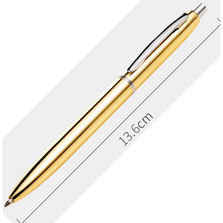  Unibene 6 Pack Slim Gold Ballpoint Pens Black Ink 1 mm - Black  ink, Nice Gift for Business Office Students Teachers Wedding Christmas :  Office Products