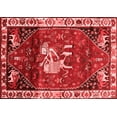 thumbnail image 1 of Ahgly Company Indoor Rectangle Animal Red Traditional Area Rugs, 7' x 9', 1 of 4