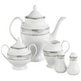 thumbnail image 4 of Lorenzo Import Victoria Ensemble de Vaisselle en Porcelaine Ondulée 57 Pcs, 4 of 4