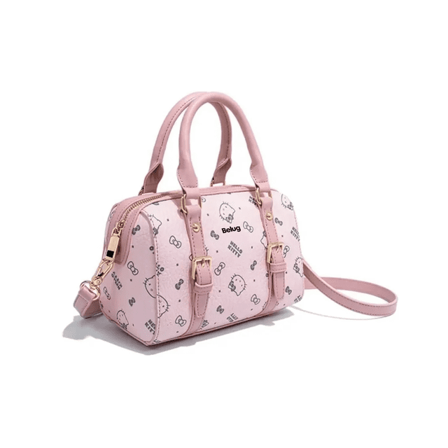 Bolso De Hombro Con Asa Crossbody para Mujer Hello Kitty Belug Rosa