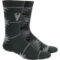Milwaukee Bucks Geo Crew Socks - L