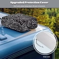 thumbnail image 4 of Zebra Print Camper Air conditioner Cover for Outside - Universal RV Ac Covers for Roof RV Winter Accessories Towing Accessories for Outside, 4 of 7