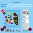 thumbnail image 6 of BEAR Real Fruit Snack BCF26 Minis, Raspberry/Blueberry, No added Sugar, All Natural, Bite Sized Snacks for Kids, Non GMO, Gluten Free, Vegan, 0.7 Oz (Pack of 18), 6 of 9