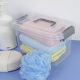 thumbnail image 3 of Cajas de Almacenamiento de Plástico Transparente, 6 Paquetes, Caja de Plástico con Cierre, 3 of 4