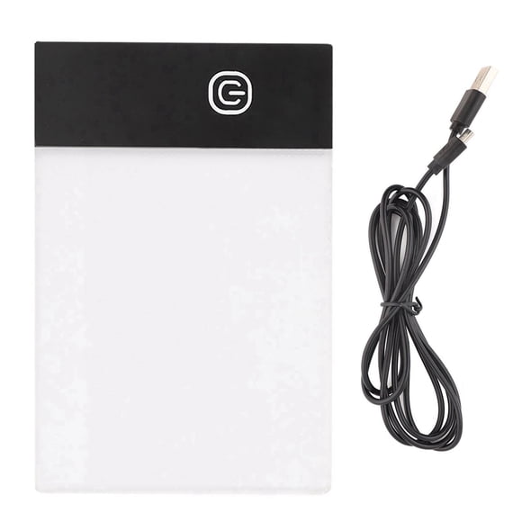 Tablero de luz LED A6 con brillo, kit de libro giratorio para trazado de manualidades, tableta de dibujo para niños