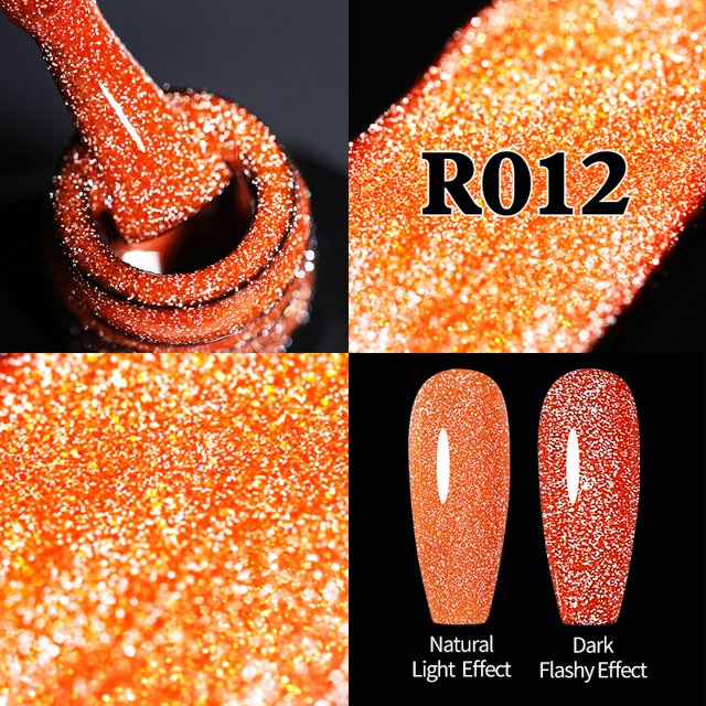 Azúcar UR 7,5 ml amarillo neón brillo reflectante Gel esmalte de uñas brillante Auroras Gel de uñas barniz para decoración de uñas barniz semipermanente Tan Jianjun unisex