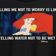 thumbnail image 3 of Disney The Little Mermaid - Ariel & Flounder - Telling Me Not to Worry - Juniors Ideal Flowy Muscle T-Shirt, 3 of 5