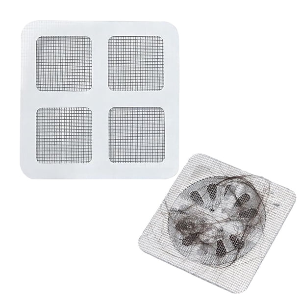 Recogedor Pelo para Bañera 30/40/50 Uds. Cuadrado Desechable Baño Blanco